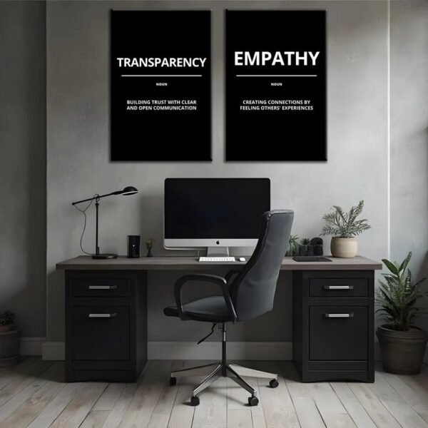 Motivational Quotes Framed Posters for Wall Décor – Perfect for Home, Office & Workspace !!
