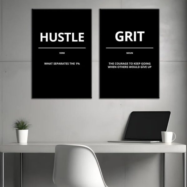 Motivational Quotes Framed Posters for Wall Décor – Perfect for Home, Office & Workspace !!
