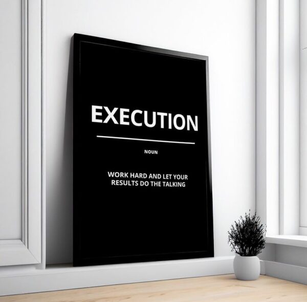 Motivational Quotes Framed Posters For Wall Décor For Home, Office Wall Décor & Work Space.