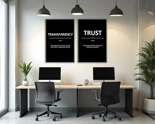 Motivational Quotes Framed Posters for Wall Décor – Perfect for Home, Office & Workspace !!