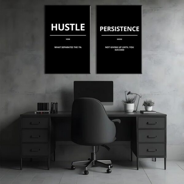 Motivational Quotes Framed Posters for Wall Décor – Perfect for Home, Office & Workspace !!