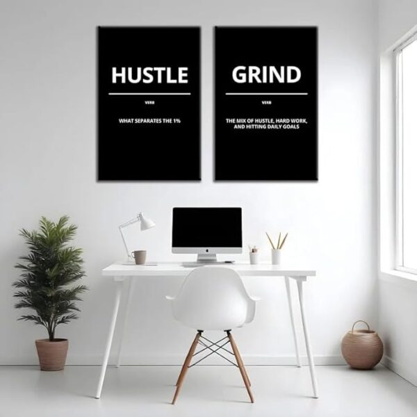 Motivational Quotes Framed Posters for Wall Décor – Perfect for Home, Office & Workspace !!