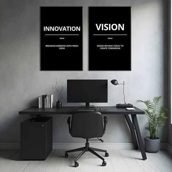Motivational Quotes Framed Posters for Wall Décor – Perfect for Home, Office & Workspace !!
