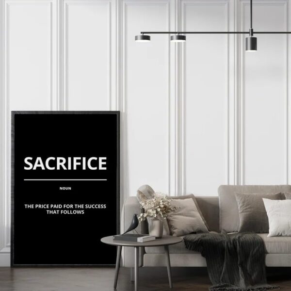 Motivational Quotes Framed Posters for Wall Décor – Perfect for Home, Office & Workspace !!