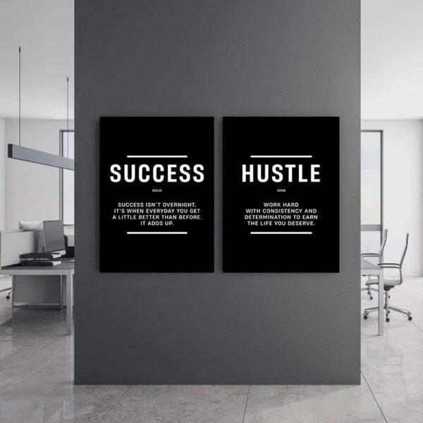 Motivational Quotes Framed Posters for Wall Décor – Perfect for Home, Office & Workspace !!