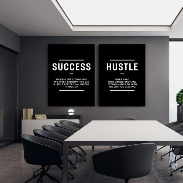 Motivational Quotes Framed Posters for Wall Décor – Perfect for Home, Office & Workspace !!