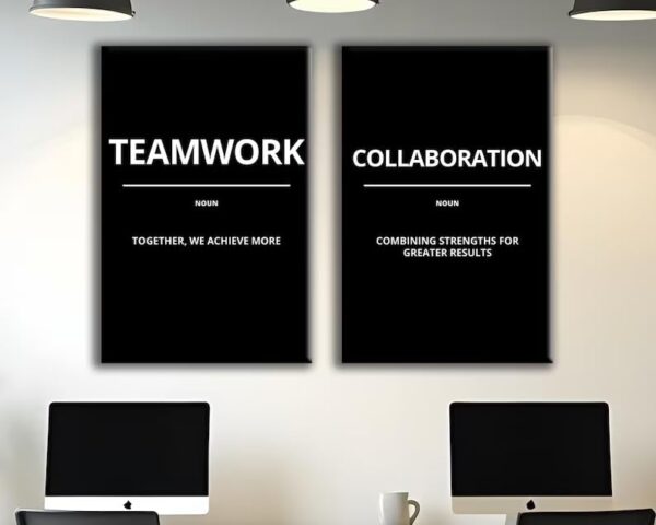 Motivational Quotes Framed Posters for Wall Décor – Perfect for Home, Office & Workspace !!