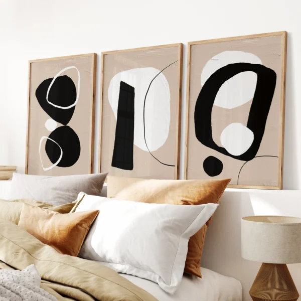 Framed Abstract Wall Art & Décor for Living Room, Bedroom & Office.
