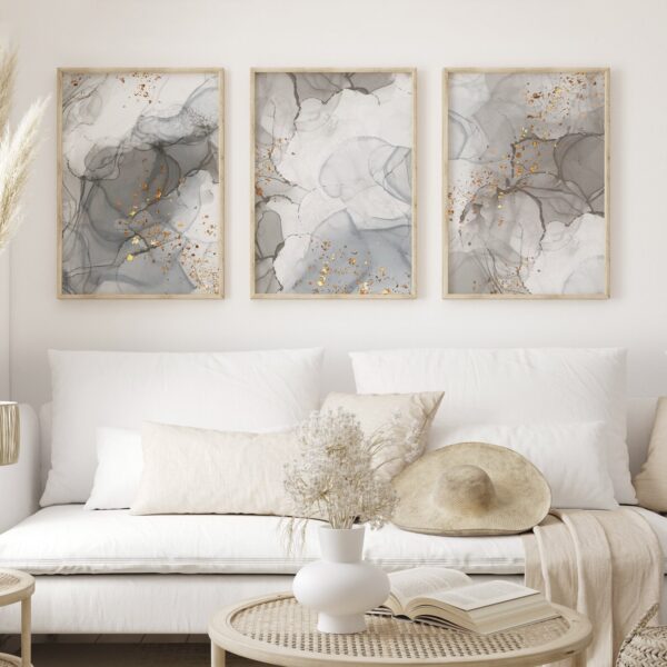 Framed Abstract Wall Art & Décor for Living Room, Bedroom & Office.