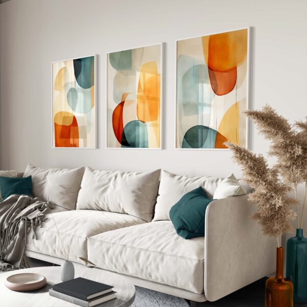 Framed Abstract Wall Art & Décor for Living Room, Bedroom & Office !!