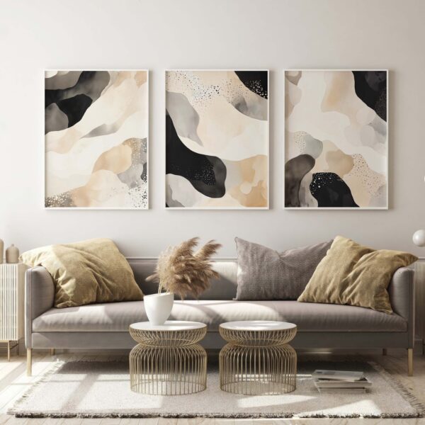 Framed Abstract Wall Art & Décor for Living Room, Bedroom & Office.