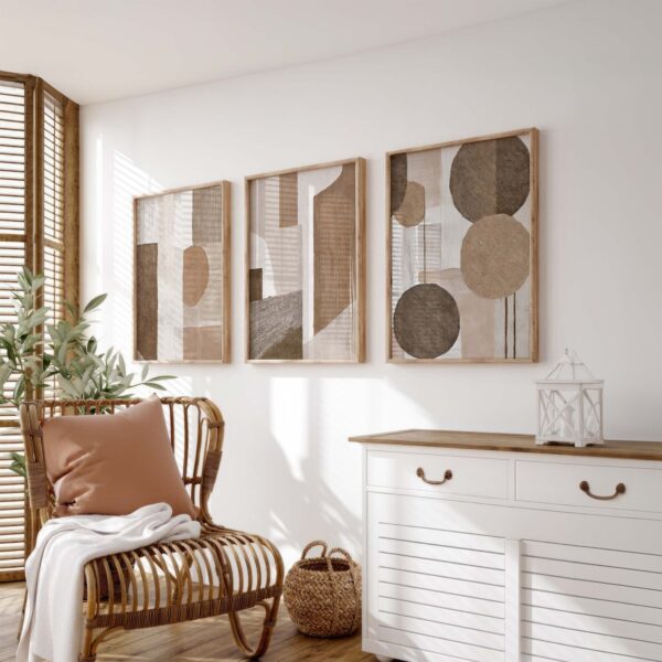 Framed Abstract Wall Art & Décor for Living Room, Bedroom & Office !!