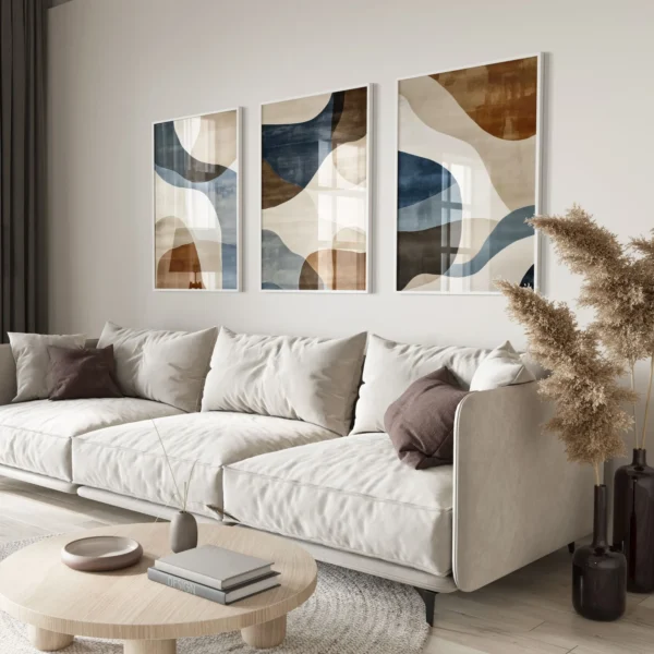 Framed Abstract Wall Art & Décor for Living Room, Bedroom & Office !!