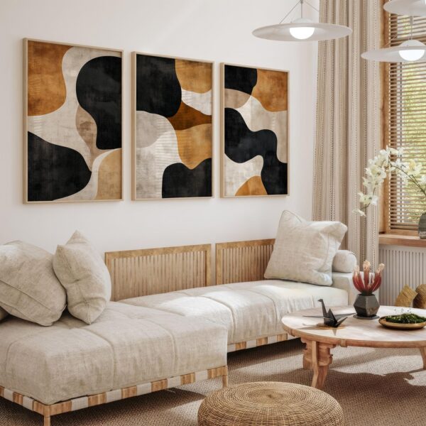 Framed Abstract Wall Art & Décor for Living Room, Bedroom & Office.