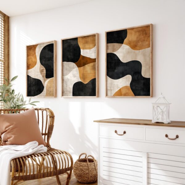 Framed Abstract Wall Art & Décor for Living Room, Bedroom & Office.