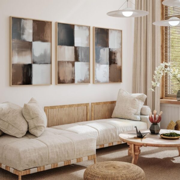 Framed Abstract Wall Art & Décor for Living Room, Bedroom & Office.