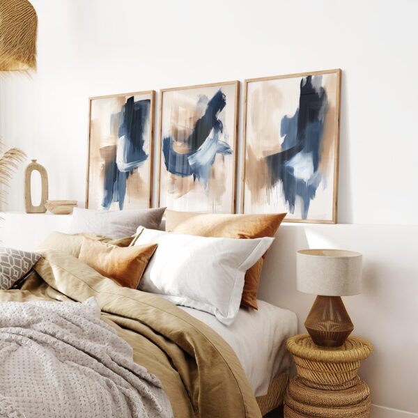 Framed Abstract Wall Art & Décor for Living Room, Bedroom & Office.