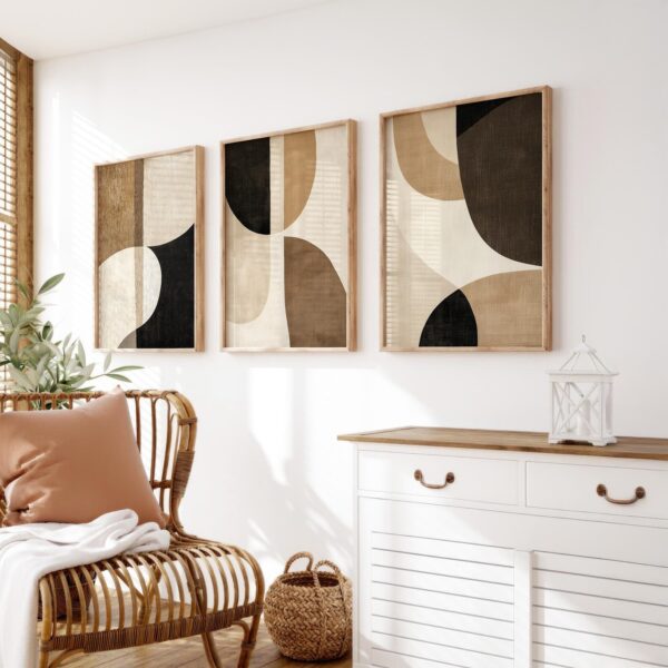 Framed Abstract Wall Art & Décor for Living Room, Bedroom & Office.