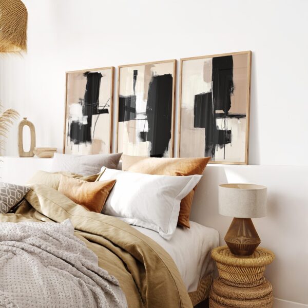 Framed Abstract Wall Art & Décor for Living Room, Bedroom & Office !!