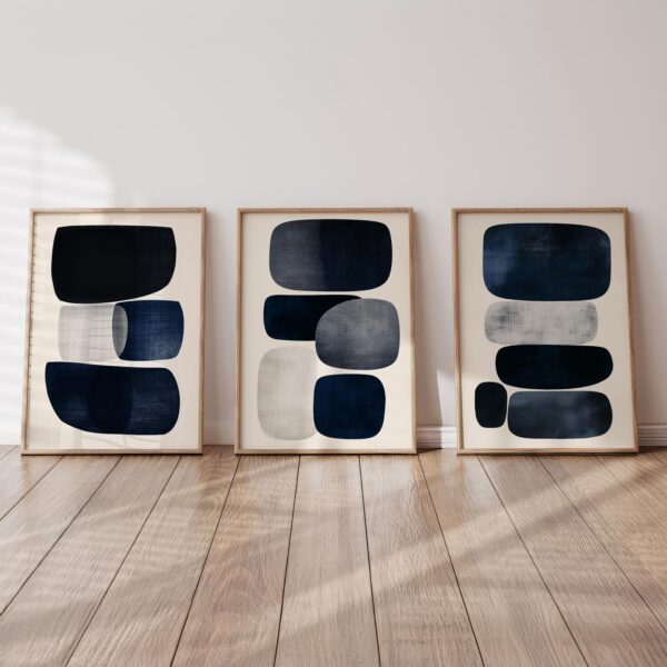 Framed Abstract Wall Art & Décor for Living Room, Bedroom & Office.