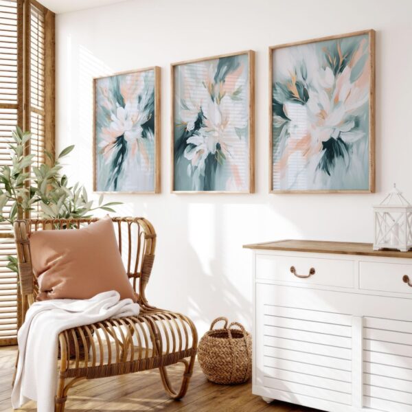 Framed Abstract Wall Art & Décor for Living Room, Bedroom & Office.