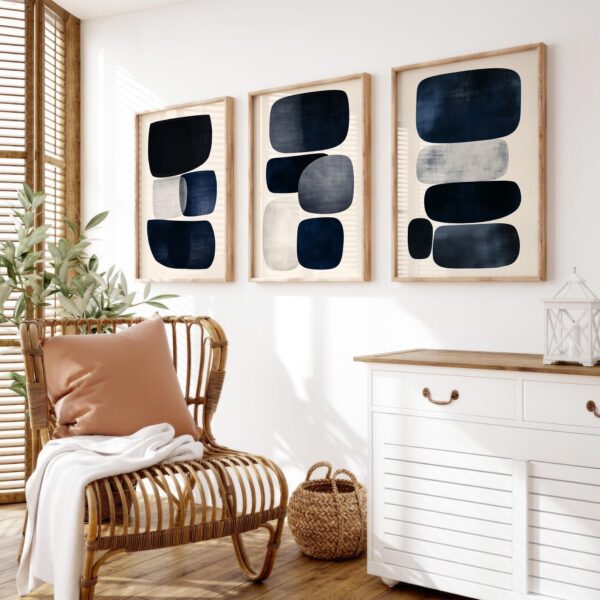 Framed Abstract Wall Art & Décor for Living Room, Bedroom & Office.
