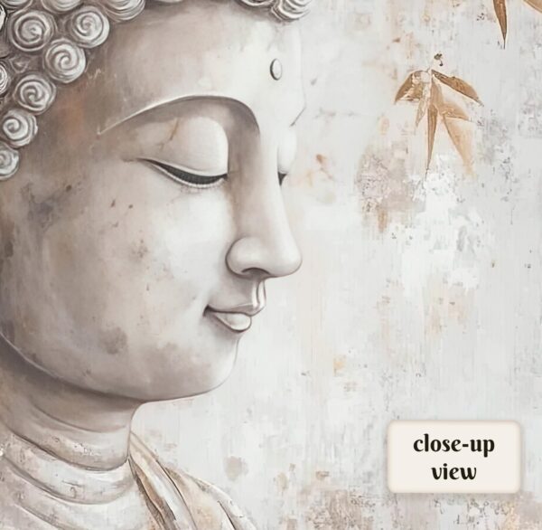 Framed Buddha Wall Art for Home, Living Room, Bedroom & Office | Spiritual & Elegant Wall Décor.