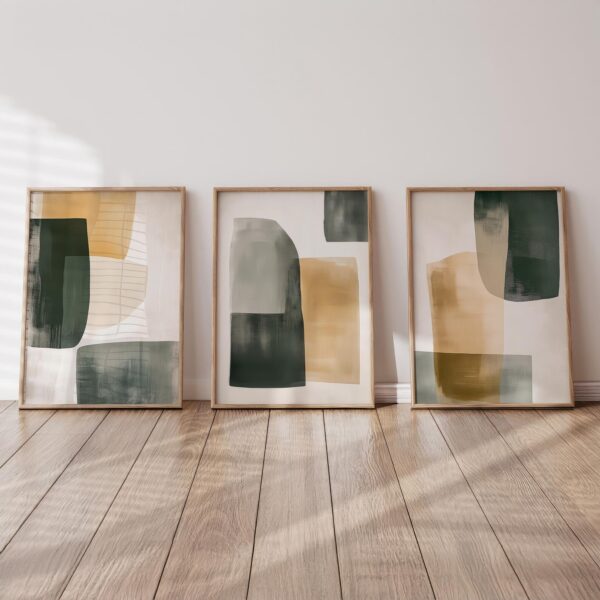 Framed Abstract Wall Art & Décor for Living Room, Bedroom & Office.