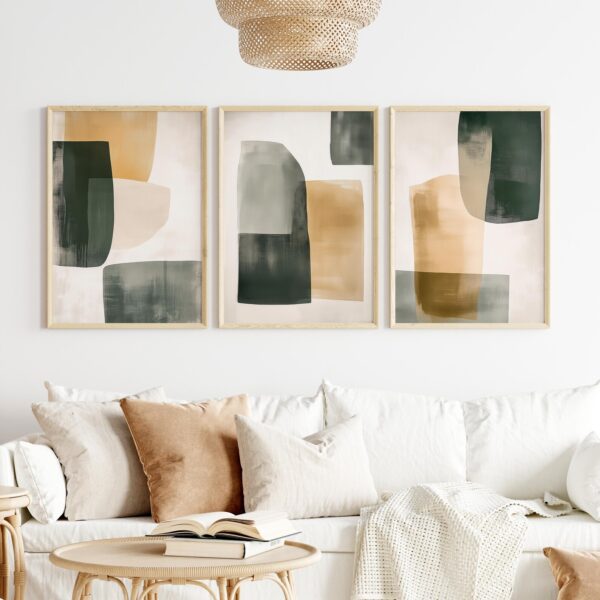 Framed Abstract Wall Art & Décor for Living Room, Bedroom & Office.