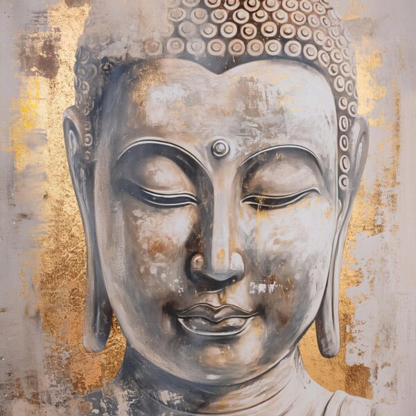Framed Buddha Wall Art for Home, Living Room, Bedroom & Office | Spiritual & Elegant Wall Décor.
