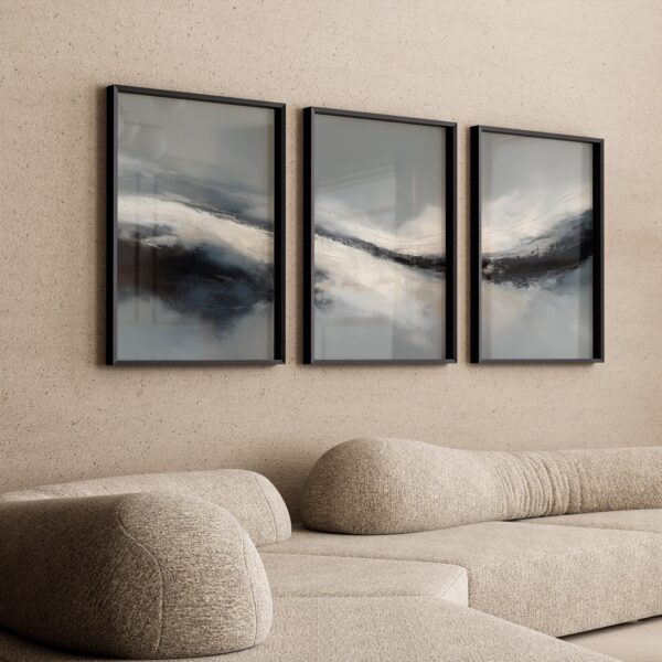 Framed Abstract Wall Art & Décor for Living Room, Bedroom & Office !!