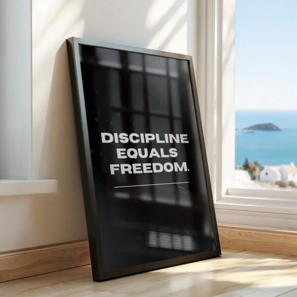 Motivational Quotes Framed Posters for Wall Décor – Perfect for Home, Office & Workspace - 12 X 18 Inches.