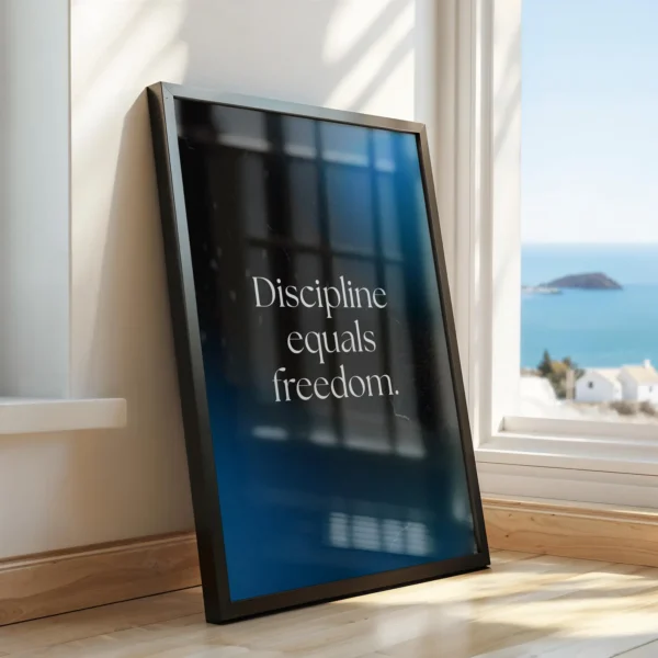 Motivational Quotes Framed Posters for Wall Décor – Perfect for Home, Office & Workspace - 12 X 18 Inches.