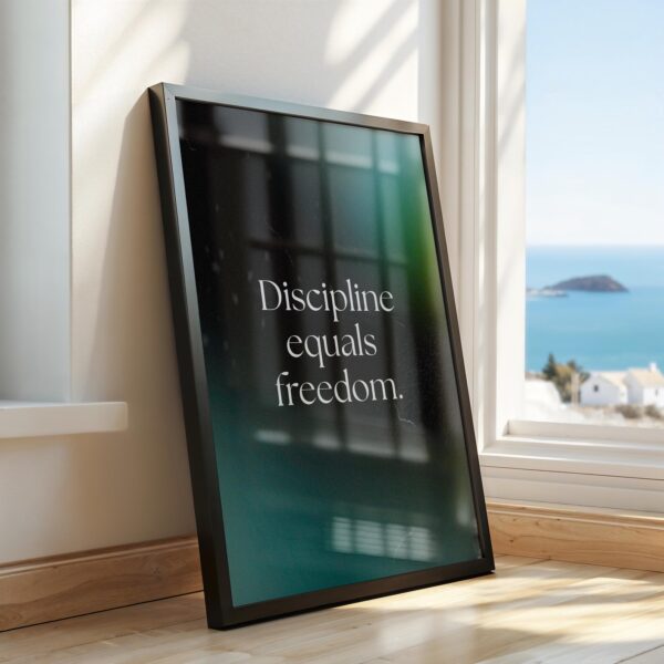 Motivational Quotes Framed Posters for Wall Décor – Perfect for Home, Office & Workspace - 12 X 18 Inches.