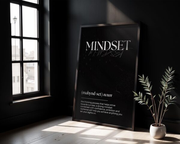 Motivational Quotes Framed Posters for Wall Décor – Perfect for Home, Office & Workspace - 12 X 18 Inches.