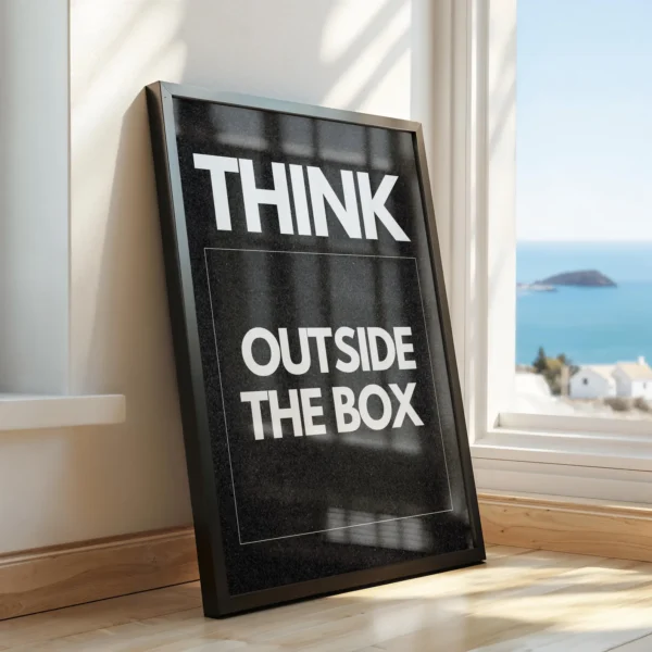Motivational Quotes Framed Posters for Wall Décor – Perfect for Home, Office & Workspace - 12 X 18 Inches.