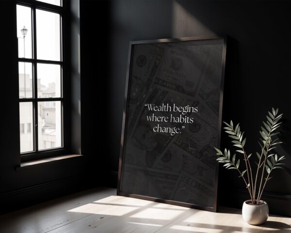 Motivational Quotes Framed Posters for Wall Décor – Perfect for Home, Office & Workspace - 12 X 18 Inches.